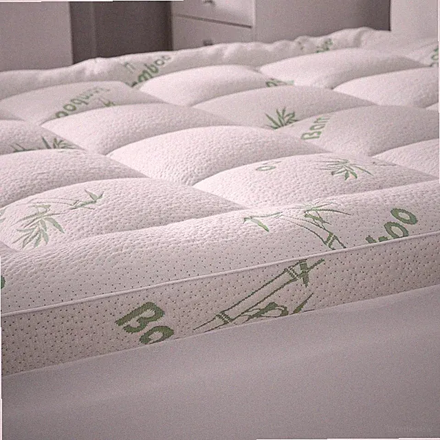 Cooling Bamboo Mattress Topper for Back Pain Relief,8-20"Deep Pocket for Bedroom